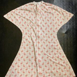 Small Zipadee Zip sleepsack - pink flamingos